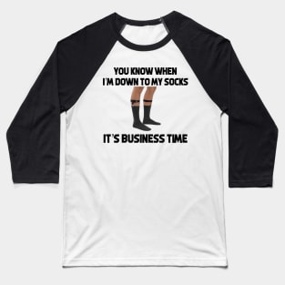 Business Time Baseball T-Shirt